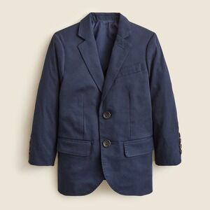 J.Crew Crewcuts Boys' Ludlow suit jacket in chino Navy NWT Size 6